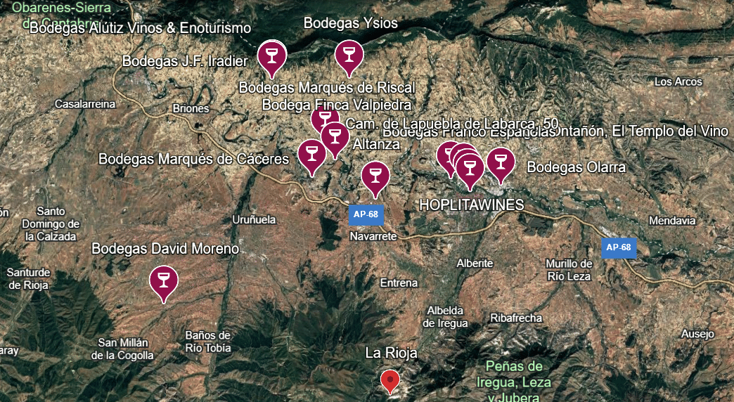 bodegas en rioja alta